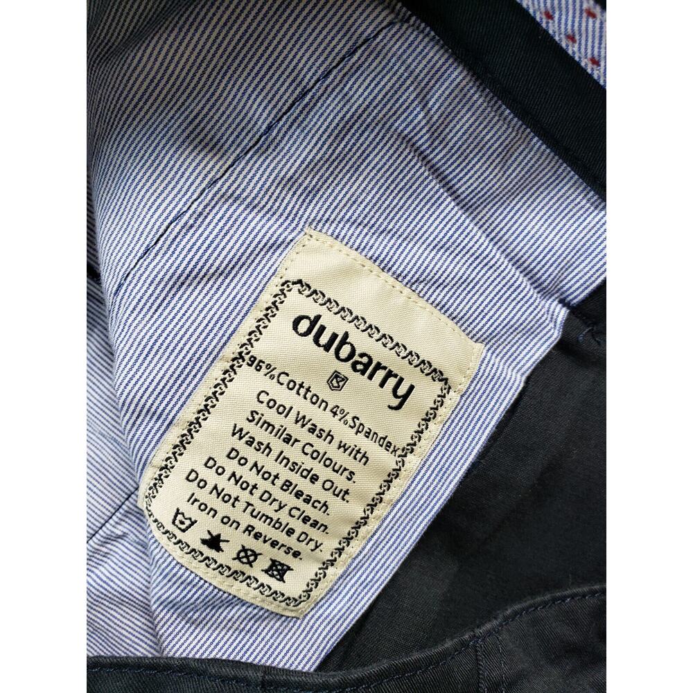 Dubarry Of Ireland Pants Sz 12 Eu 42 Womens Blue Cropped Khaki Chino Twill NWT - Picture 6 of 15